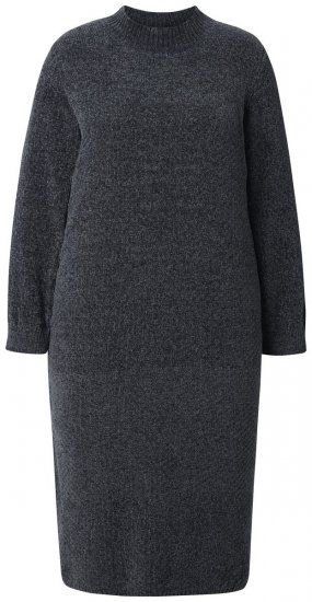 Ulla Popken 843592 Vestido de manga larga Antracita - Vestidos de punto - 