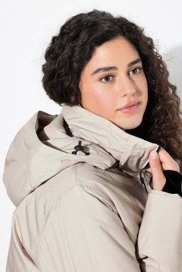 Ulla Popken 844034 Chaqueta técnica Champán - Chaquetas - Chaquetas para mujer en tallas grandes