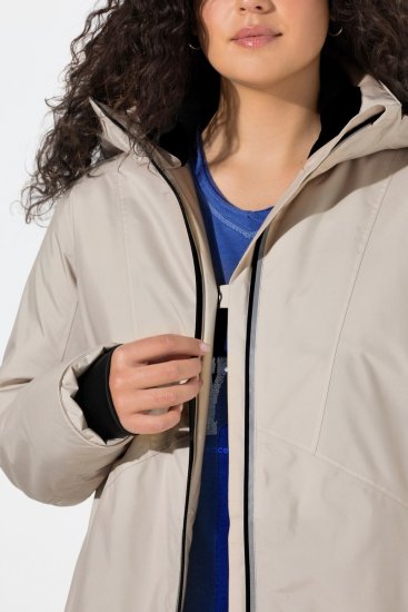 Ulla Popken 844034 Chaqueta técnica Champán - Chaquetas - Chaquetas para mujer en tallas grandes