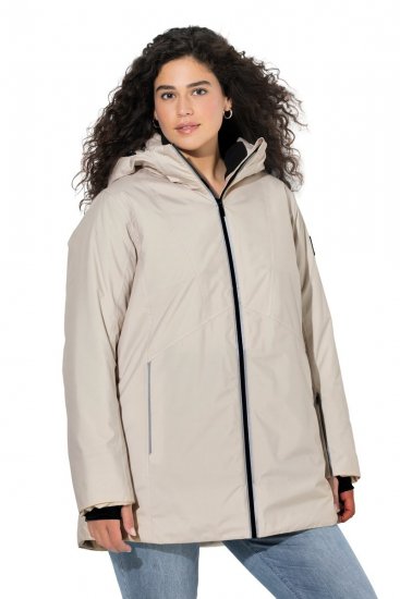 Ulla Popken 844034 Chaqueta técnica Champán - Chaquetas - Chaquetas para mujer en tallas grandes