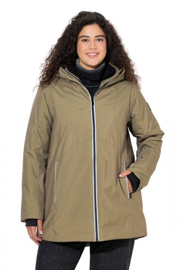 Ulla Popken 844034 Chaqueta técnica Caqui - Chaquetas - Chaquetas para mujer en tallas grandes