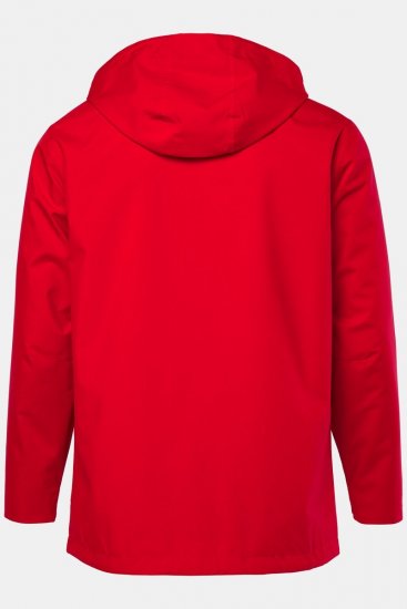 Jay-Pi 844210 Chubasquero con capucha plegable Rojo salsa - Chaquetas - Chaquetas Tallas Grandes 2XL-8XL