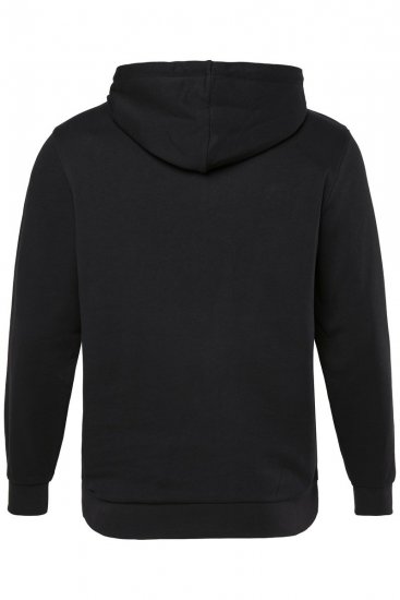 Men+ 305 Sudadera con capucha y cremallera Soho LDN Negro - Sudaderas - Sudaderas 2XL-12XL