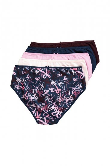 Ulla Popken 844495 Bragas pack de 5 Ciruela - Bragas - 
