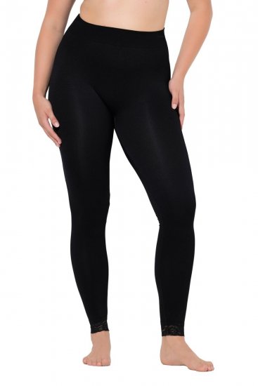 Ulla Popken 844563 Leggings de media Negro - Medias & calcetines - 