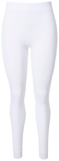 Ulla Popken 844563 Leggings de media con encaje Blanco - Medias & calcetines - 