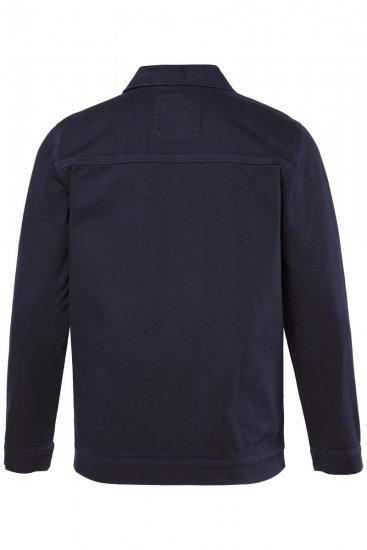 Men+ 876 Chaqueta vaquera con cremallera Azul marino - Chaquetas - Chaquetas Tallas Grandes 2XL-8XL