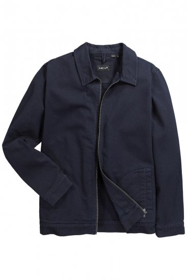 Men+ 876 Chaqueta vaquera con cremallera Azul marino - Chaquetas - Chaquetas Tallas Grandes 2XL-8XL