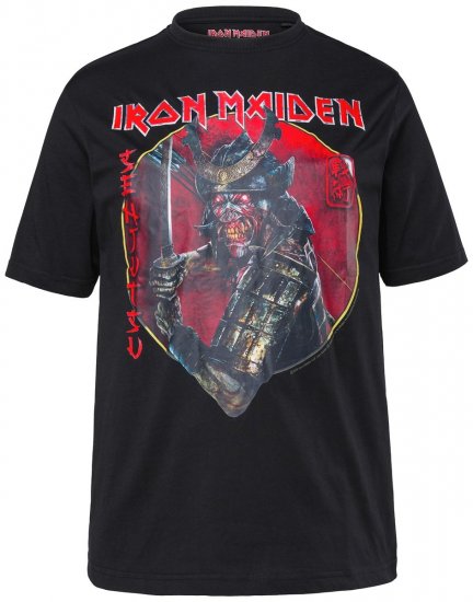 JP1880 845106 Iron Maiden Senjutsu Camiseta Negro - Camisetas de bandas - Camisetas de bandas de música