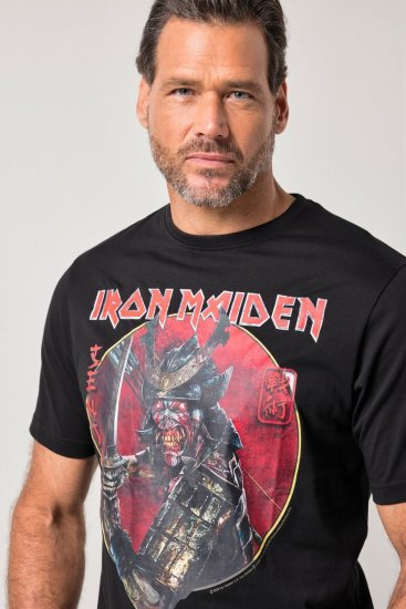 JP1880 845106 Iron Maiden Senjutsu Camiseta Negro - Camisetas de bandas - Camisetas de bandas de música