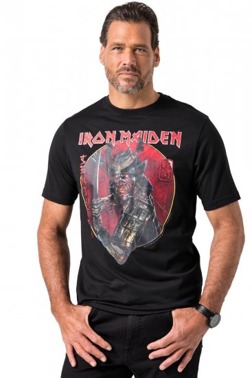 JP1880 845106 Iron Maiden Senjutsu Camiseta Negro - Camisetas de bandas - Camisetas de bandas de música