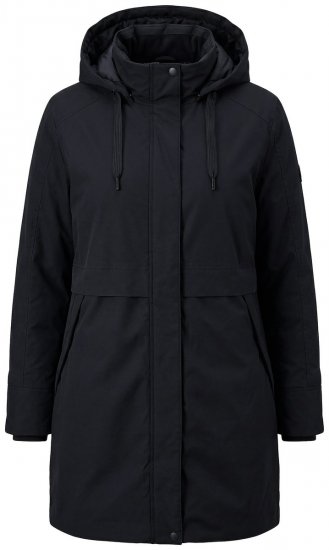 Ulla Popken 845111 Parka Negro - Abrigos - Abrigos de talla grande