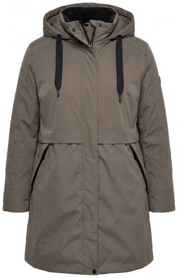 Ulla Popken 845111 Parka Verde oscuro - Abrigos - Abrigos de talla grande