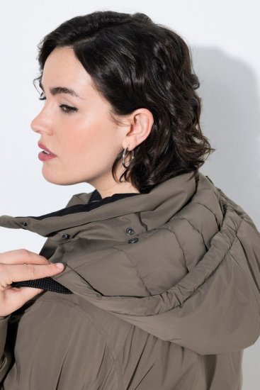 Ulla Popken 845111 Parka Verde oscuro - Abrigos - Abrigos de talla grande