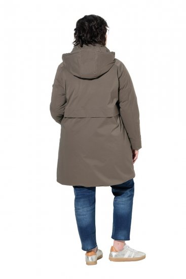 Ulla Popken 845111 Parka Verde oscuro - Abrigos - Abrigos de talla grande