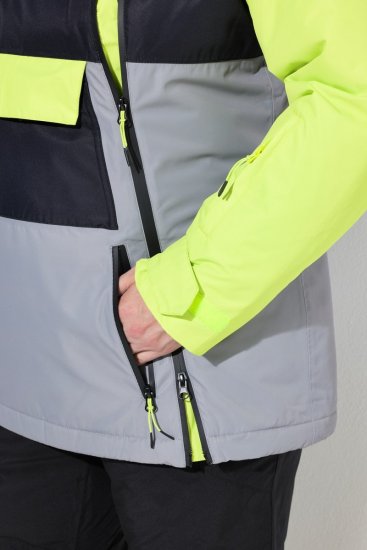 Ulla Popken 845115 Abrigo técnico Gris - Abrigos - Abrigos de talla grande