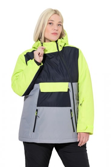 Ulla Popken 845115 Abrigo técnico Gris - Abrigos - Abrigos de talla grande