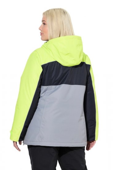 Ulla Popken 845115 Abrigo técnico Gris - Abrigos - Abrigos de talla grande