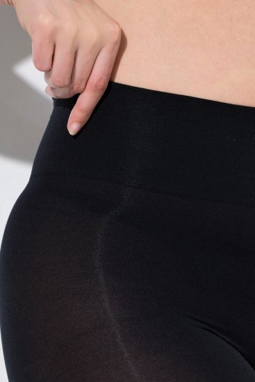 Ulla Popken 845319 Pantalón corto antirrozaduras con encaje Negro - Culotes antirozaduras - 