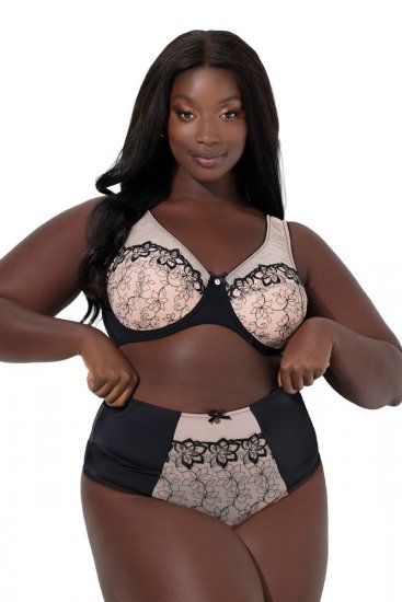 Ulla Popken 845347 Tangas de flores Rosa palo - Bragas - 