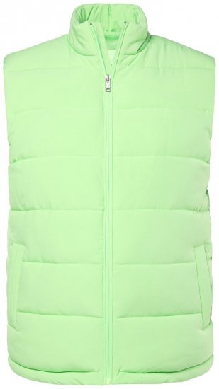 JP1880 845455 Chaleco elástico acolchado Verde pistacho - Chaquetas - Chaquetas Tallas Grandes 2XL-8XL