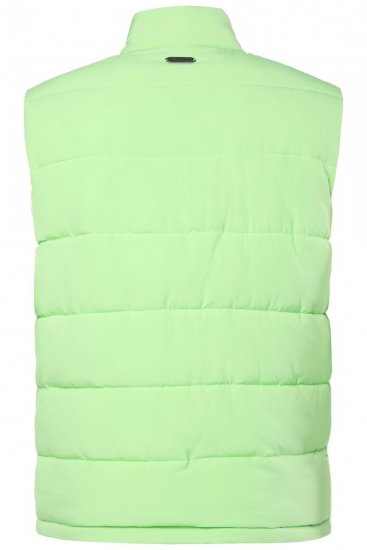 JP1880 845455 Chaleco elástico acolchado Verde pistacho - Chaquetas - Chaquetas Tallas Grandes 2XL-8XL