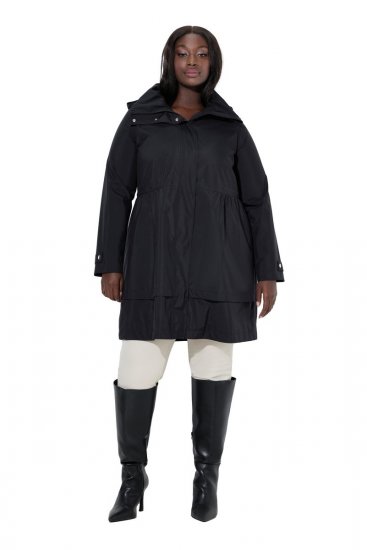 Ulla Popken SYMPATEX Triple Function Jacket Black - Chaquetas - Chaquetas para mujer en tallas grandes