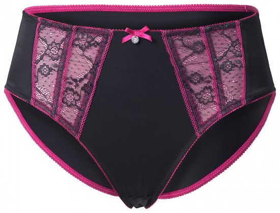 Ulla Popken 845885 Bragas de flores con encaje Rosa - Bragas - 
