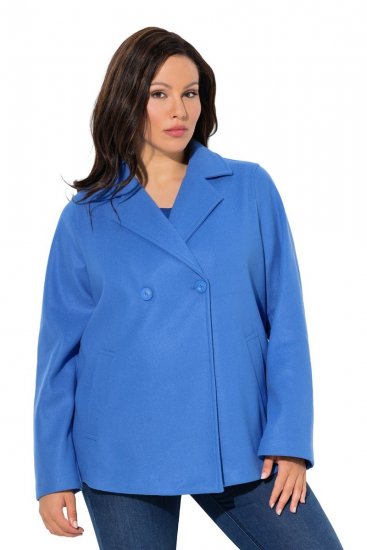 Ulla Popken 846021 Abrigo polar Azul - Abrigos - Abrigos de talla grande