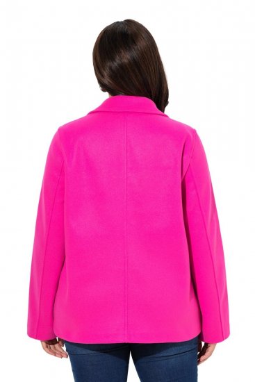 Ulla Popken 846021 Abrigo polar Rosa - Abrigos - Abrigos de talla grande