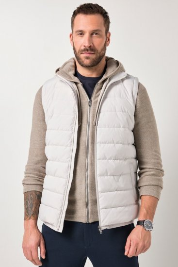 JP1880 846034 Chaleco outdoor Beige gris - Chaquetas - Chaquetas Tallas Grandes 2XL-8XL