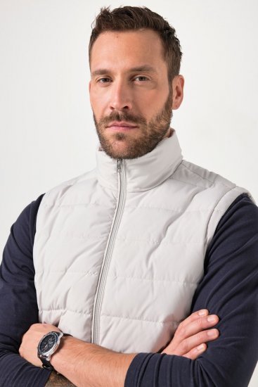 JP1880 846034 Chaleco outdoor Beige gris - Chaquetas - Chaquetas Tallas Grandes 2XL-8XL