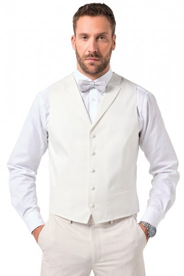 JP1880 846048 Chaleco de boda Blanco roto - Trajes - Trajes 2XL-8XL