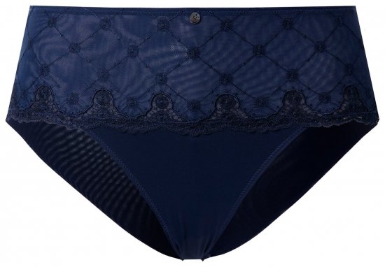 Ulla Popken 846235 Bragas hipster con encaje Azul marino - Bragas - 