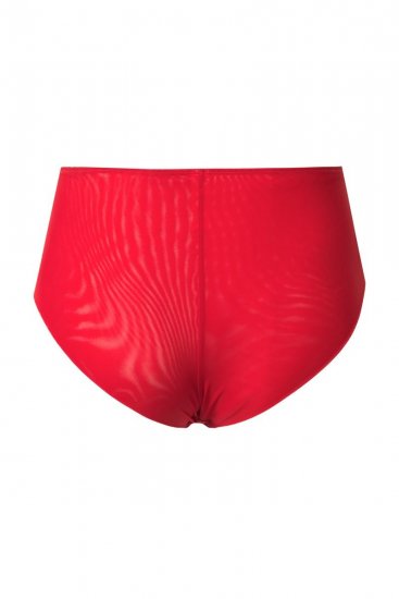 Ulla Popken 846235 Bragas hipster con encaje Rojo - Bragas - 
