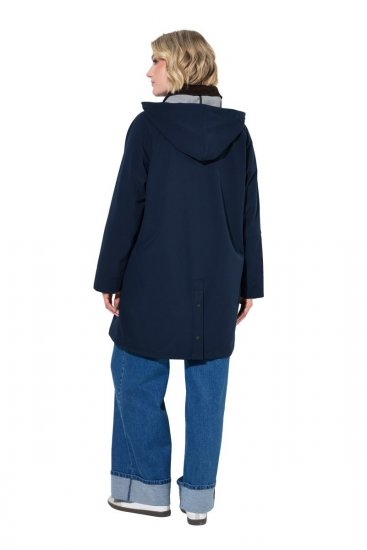 Ulla Popken 846278 Abrigo softshell Azul marino - Abrigos - Abrigos de talla grande