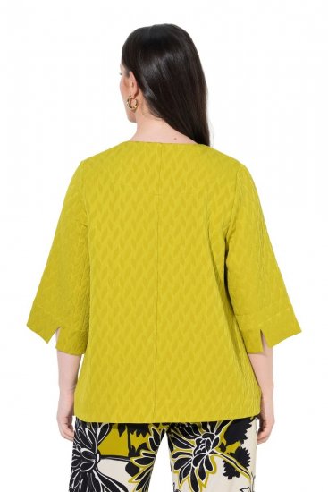 Ulla Popken 846339 Chaqueta Verde oliva - Chaquetas - Chaquetas para mujer en tallas grandes