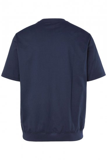 JP1880 846657 Camiseta bellyfit con parches Azul marino TALL - TALL camisas - Camisetas para hombres altos