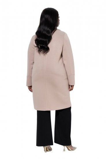 Ulla Popken 846929 Abrigo Beige - Abrigos - Abrigos de talla grande