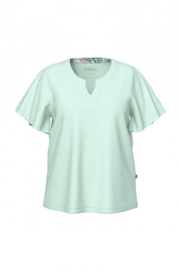 Ulla Popken 846971 Pijama con estampado Verde claro - Pijamas/ropa de estar en casa - 