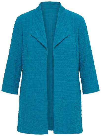 Ulla Popken 847042 Abrigo de lana Petróleo - Chaquetas - Chaquetas para mujer en tallas grandes