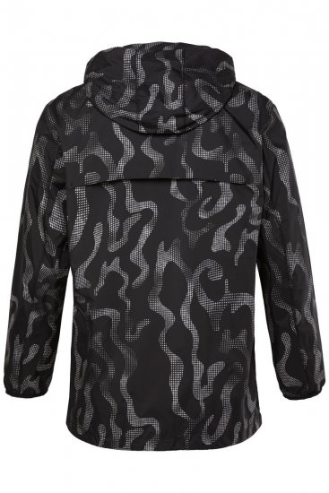Jay-Pi 847852 Chaqueta outdoor ultraligera con estampado reflectante Negro - Chaquetas - Chaquetas Tallas Grandes 2XL-8XL