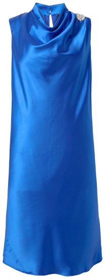 Ulla Popken 847862 Vestido de satén Azul real - Vestidos de verano - Vestidos de verano tallas grandes