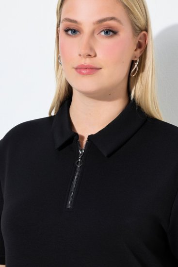 Ulla Popken 848105 Vestido de felpa Negro - Vestidos - Vestidos para todas las tallas