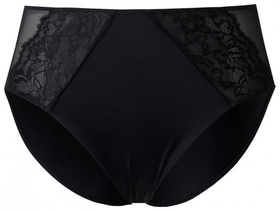 Ulla Popken 848693 Bóxer con encaje Negro - Bragas - 