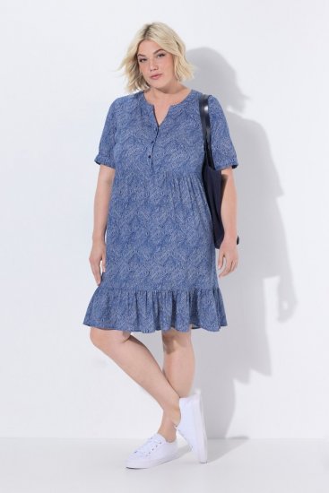 Ulla Popken 848724 Vestido estampado Multicolor - Vestidos - Vestidos para todas las tallas