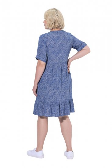 Ulla Popken 848724 Vestido estampado Multicolor - Vestidos - Vestidos para todas las tallas