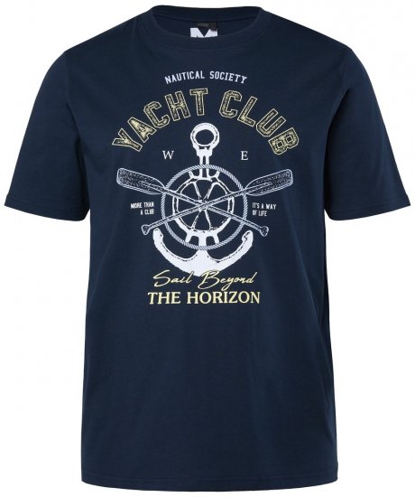 Men+ 958 Camiseta Yacht Club Azul marino - Camisetas - Camisetas - 2XL-14XL