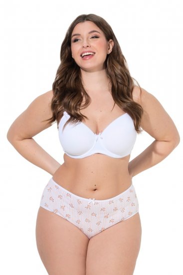 Ulla Popken 849098 Bragas de flores pack de 6 Naranja - Bragas - 