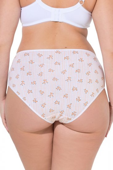 Ulla Popken 849098 Bragas de flores pack de 6 Naranja - Bragas - 